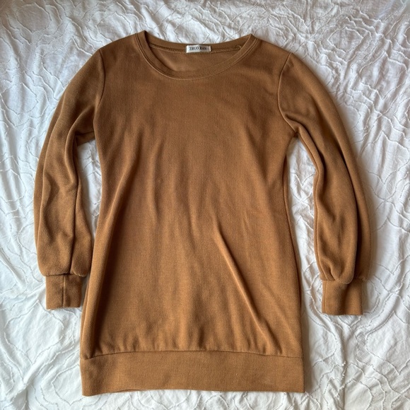 Zhukov Ran Tan Women's Crew Neck Sweater Basic Fall Layering Piece - Picture 1 of 6